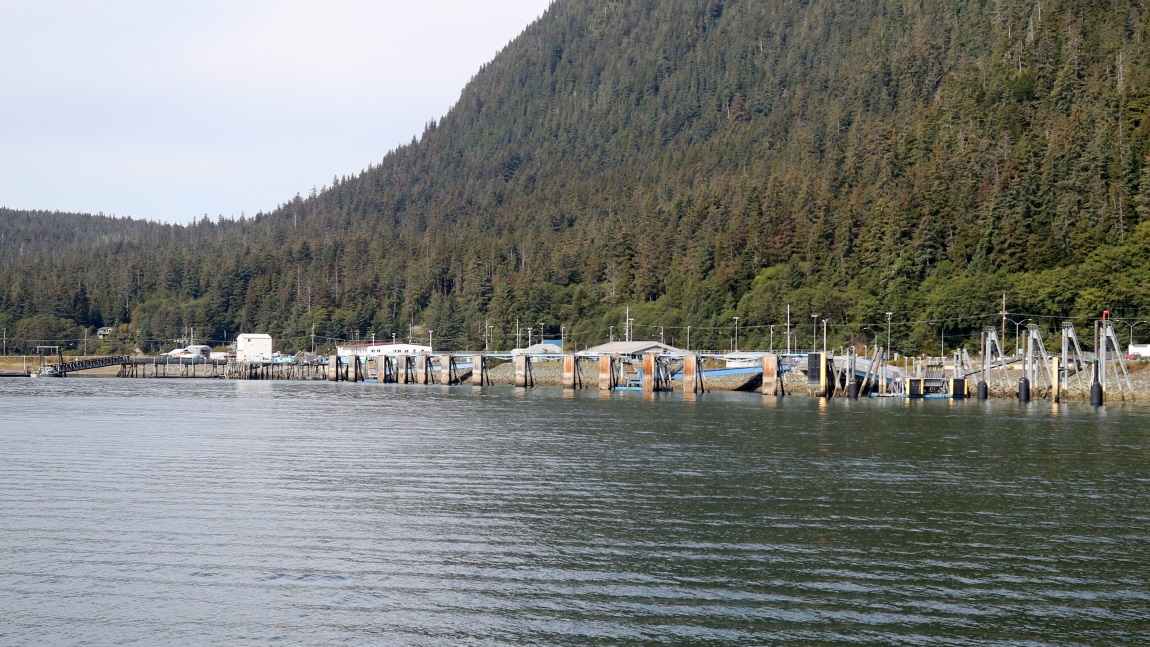 Near the ferry terminal