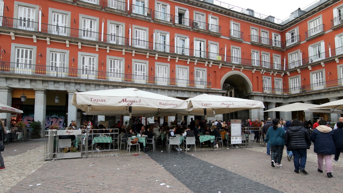 Cafe in Plaza Mayor