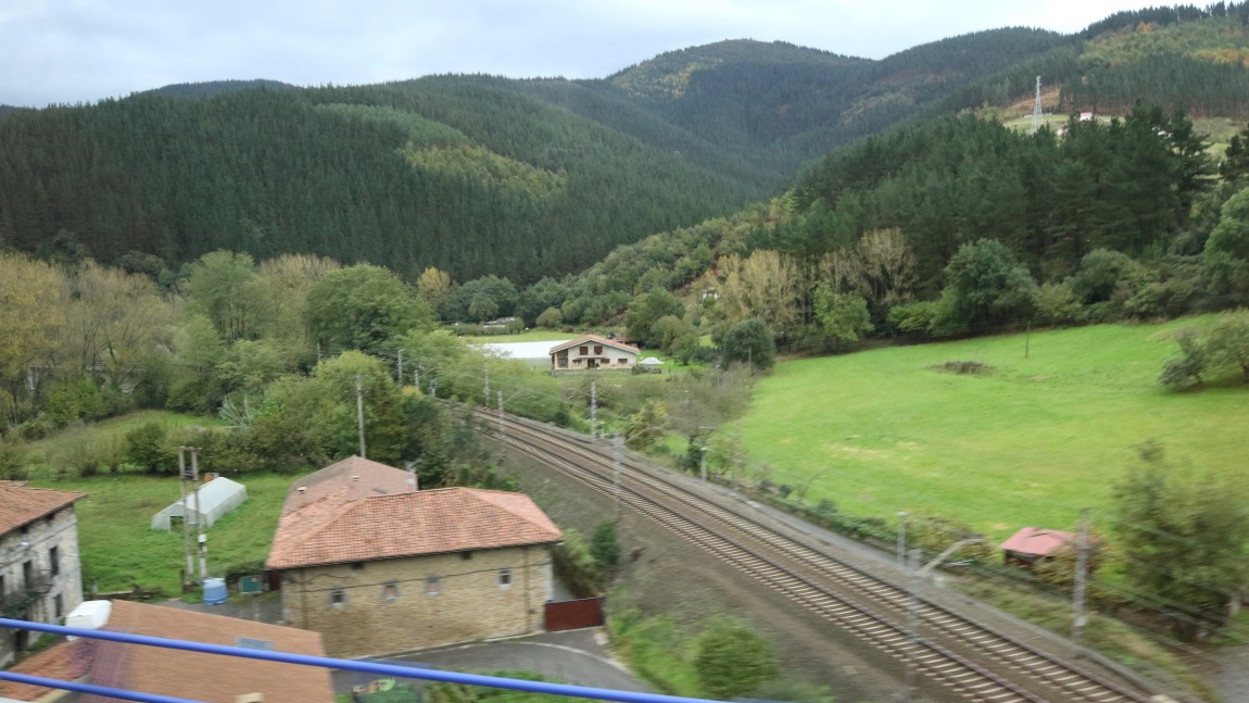 Railroad tracks in Arakaldo