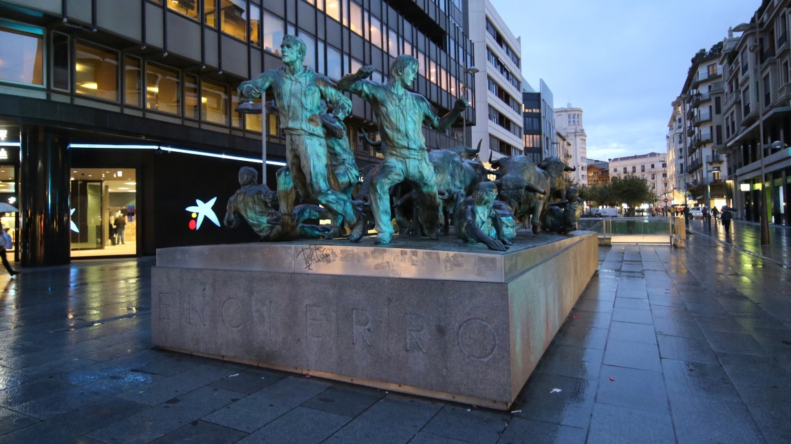 Running of the bulls Monument