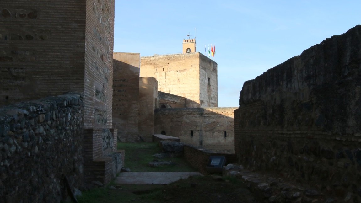 Inside the Alcazaba fortress