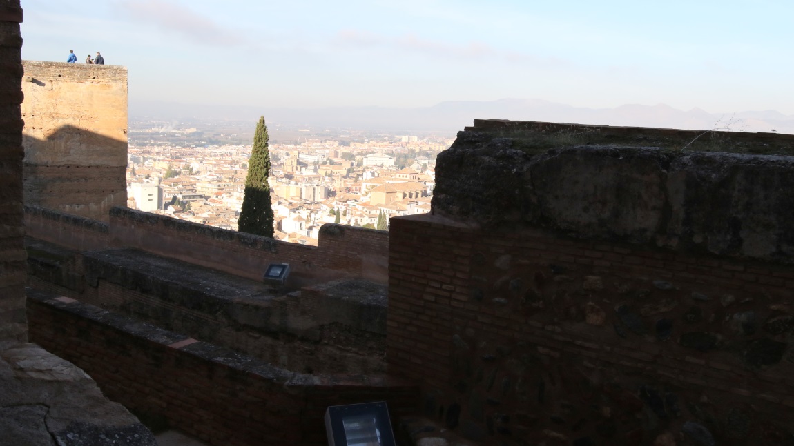 Inside the Alcazaba fortress