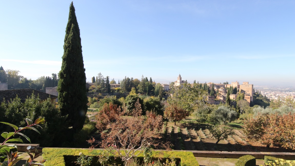 View of the La Alhambra