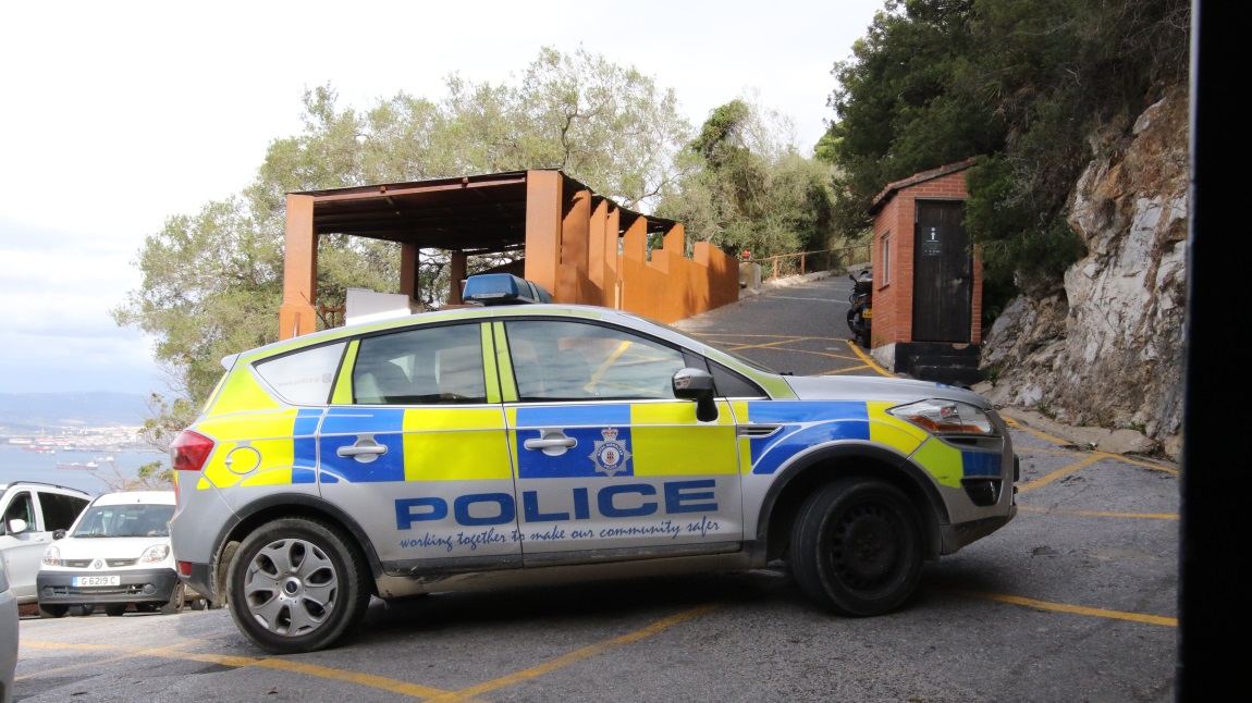 Gibraltar police car
