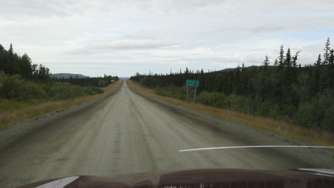 Junction with the road to Minto