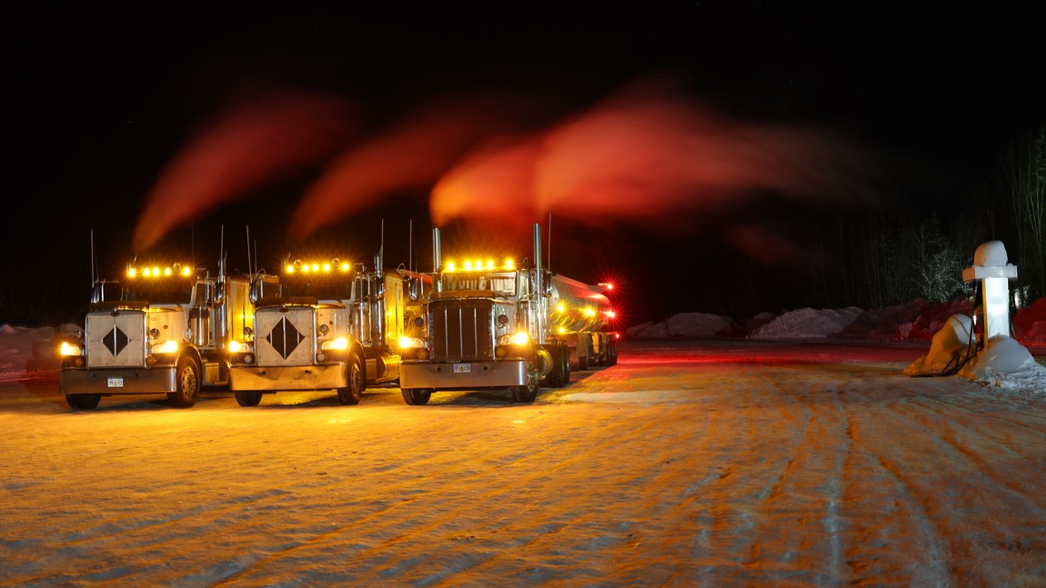 Long exposure night picture