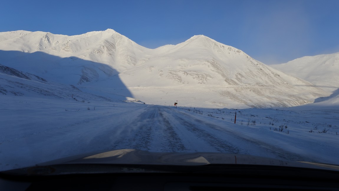 Approaching Atigun Pass