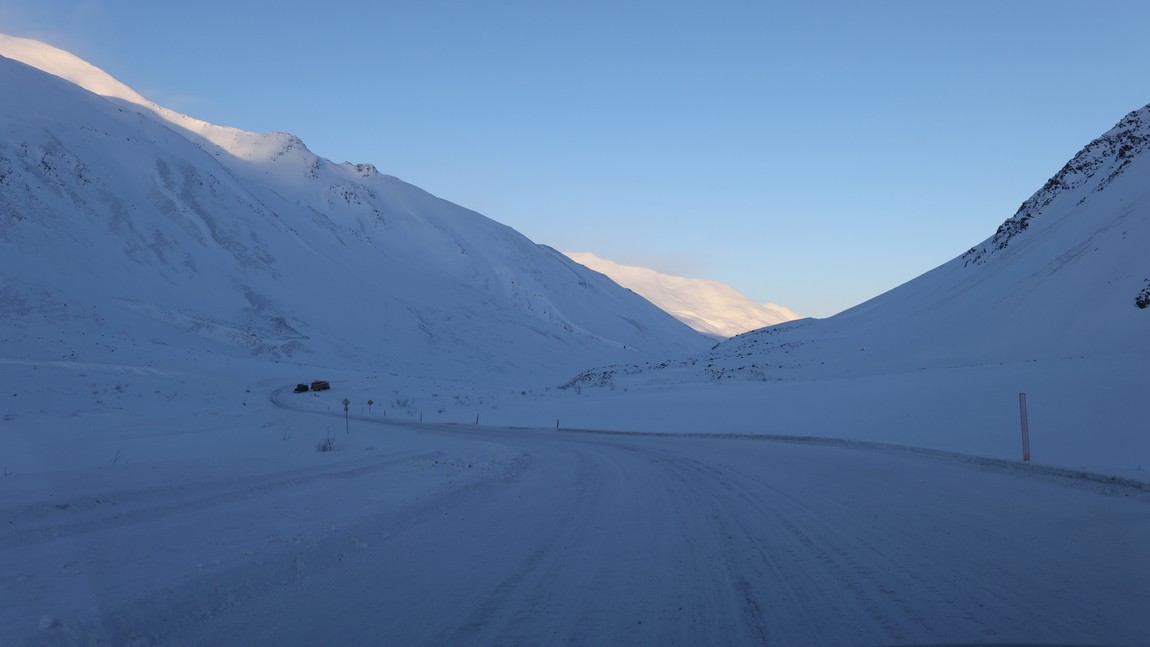 Heading down out of Atigun Pass