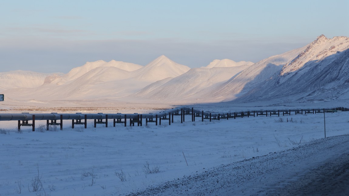 Pipeline rise for animals to pass under